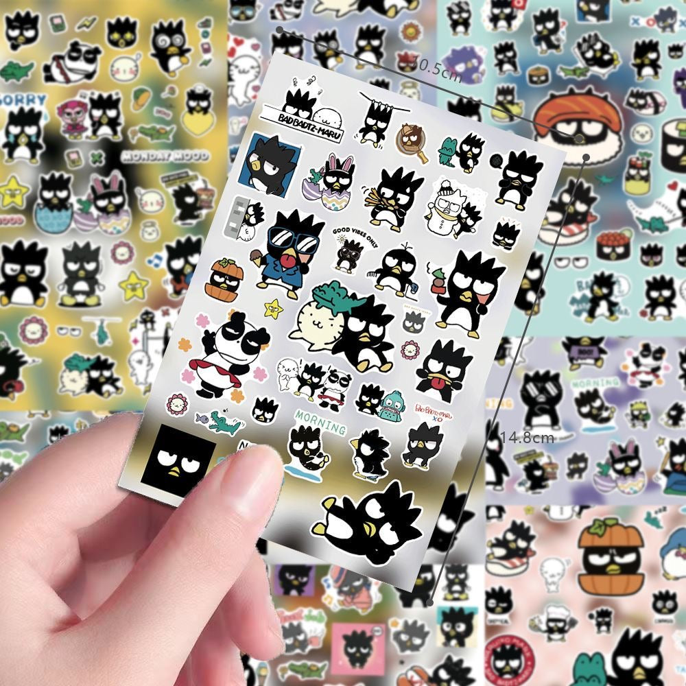 8 Sheets BADBADTZ-MARU Stickers