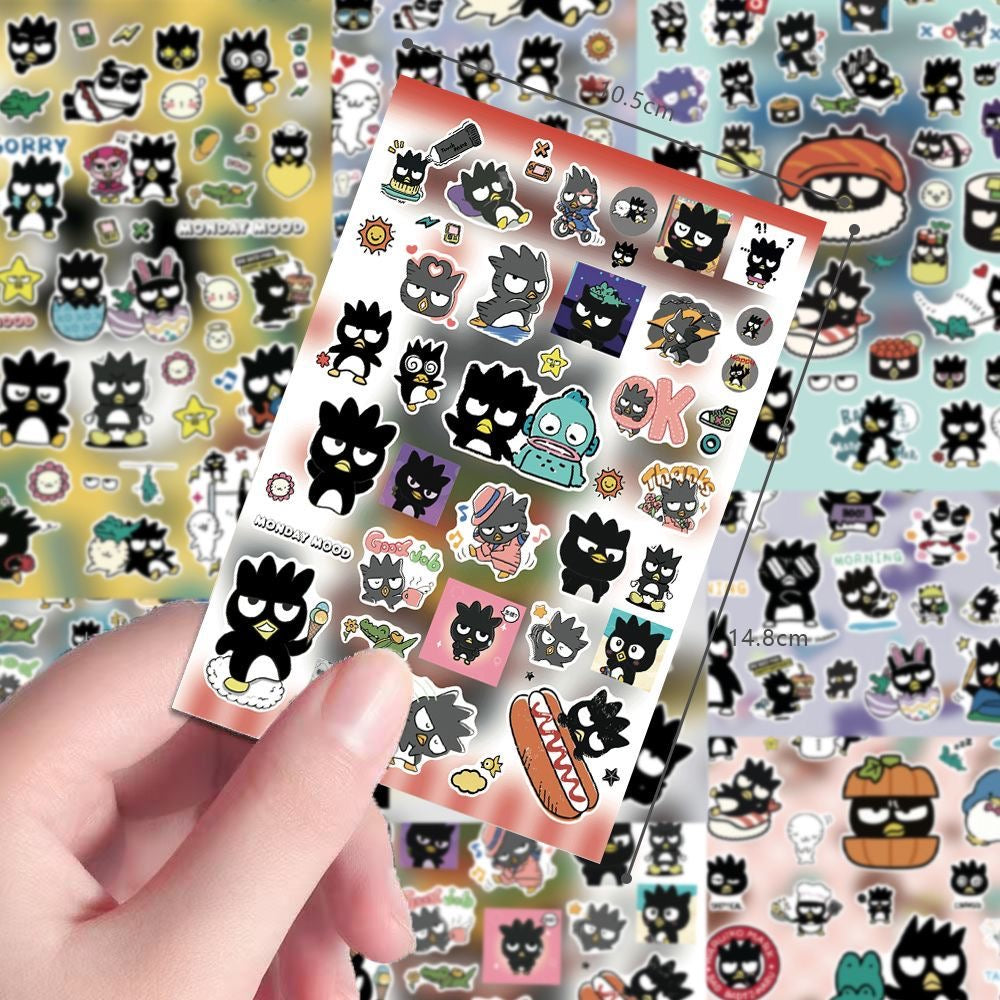 8 Sheets BADBADTZ-MARU Stickers
