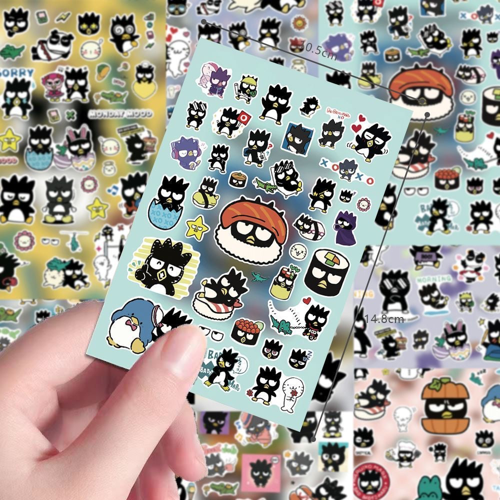 8 Sheets BADBADTZ-MARU Stickers