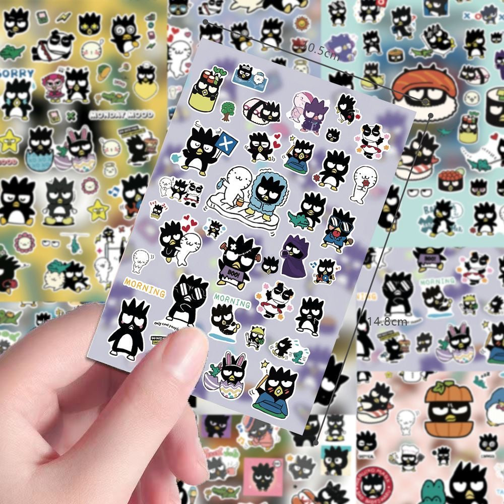 8 Sheets BADBADTZ-MARU Stickers