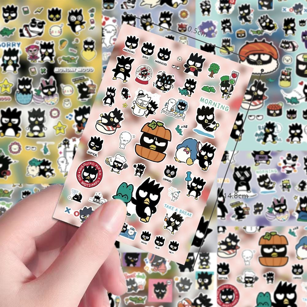 8 Sheets BADBADTZ-MARU Stickers