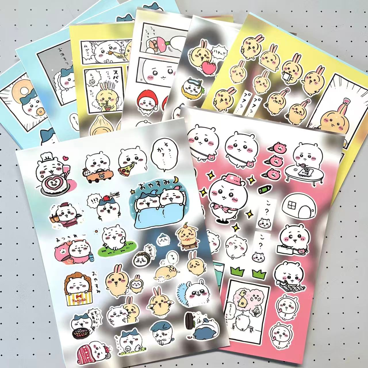 8 Sheets Chiikawa Stickers A