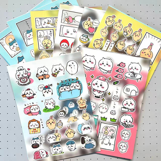 8 Sheets Chiikawa Stickers A