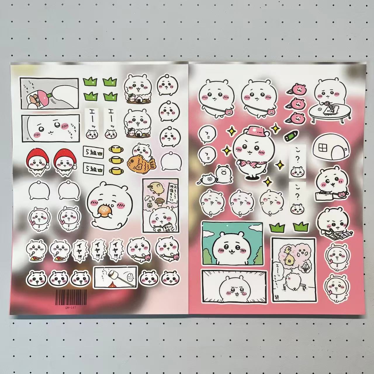 8 Sheets Chiikawa Stickers A