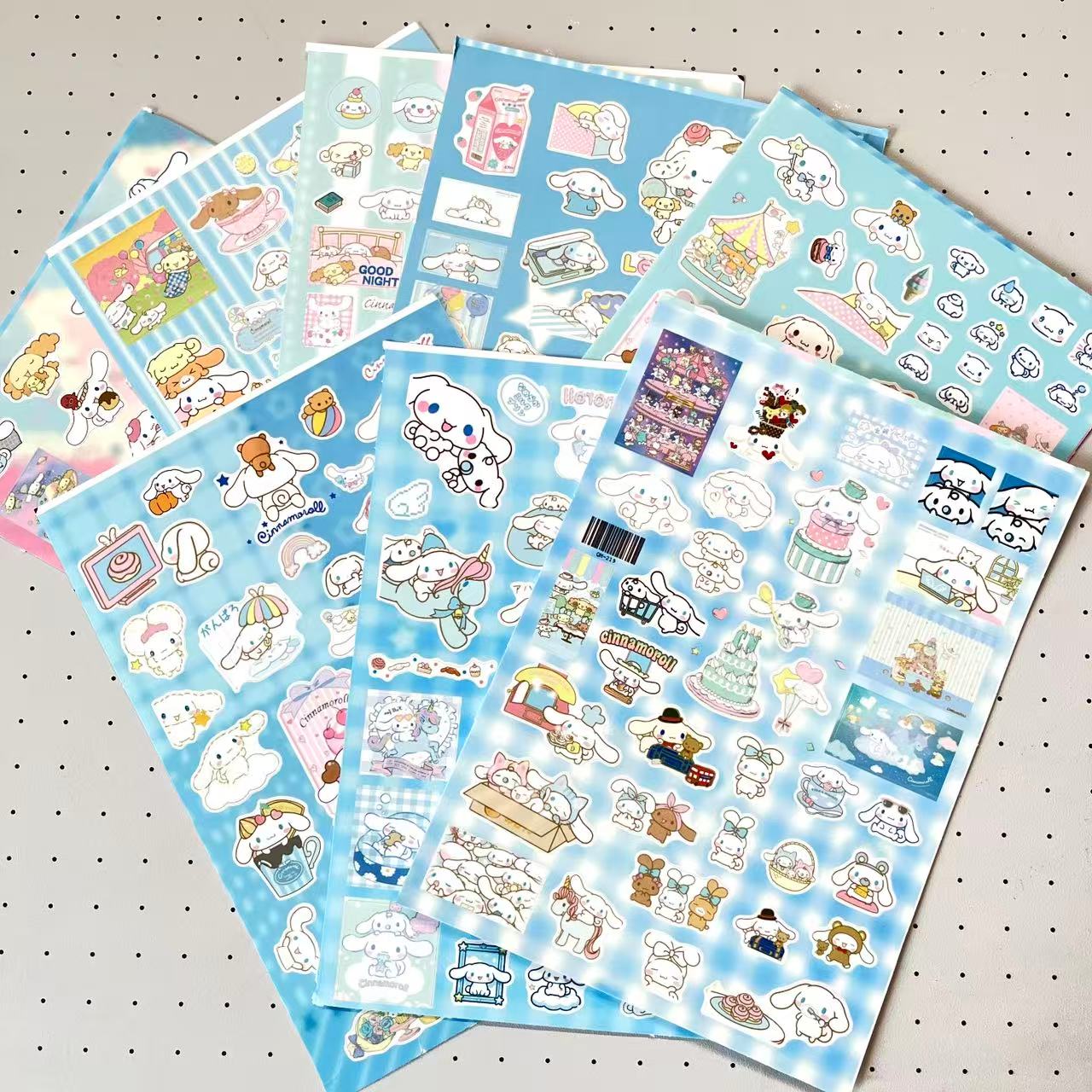 8 Sheets Cinnamoroll Stickers A