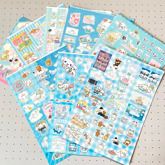 8 Sheets Cinnamoroll Stickers A