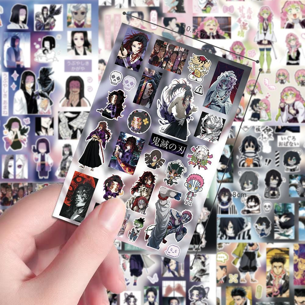 8 Sheets Demon Slayer Stickers B