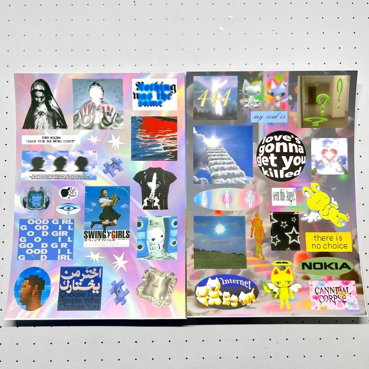 8 Sheets Frutiger-Aero Stickers
