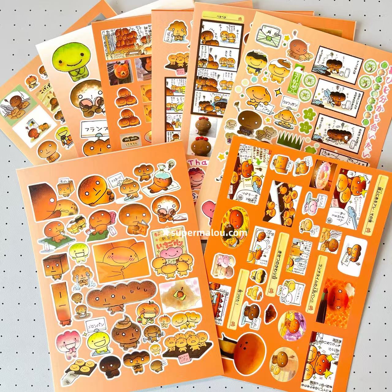 8 Sheets Kogepan Stickers