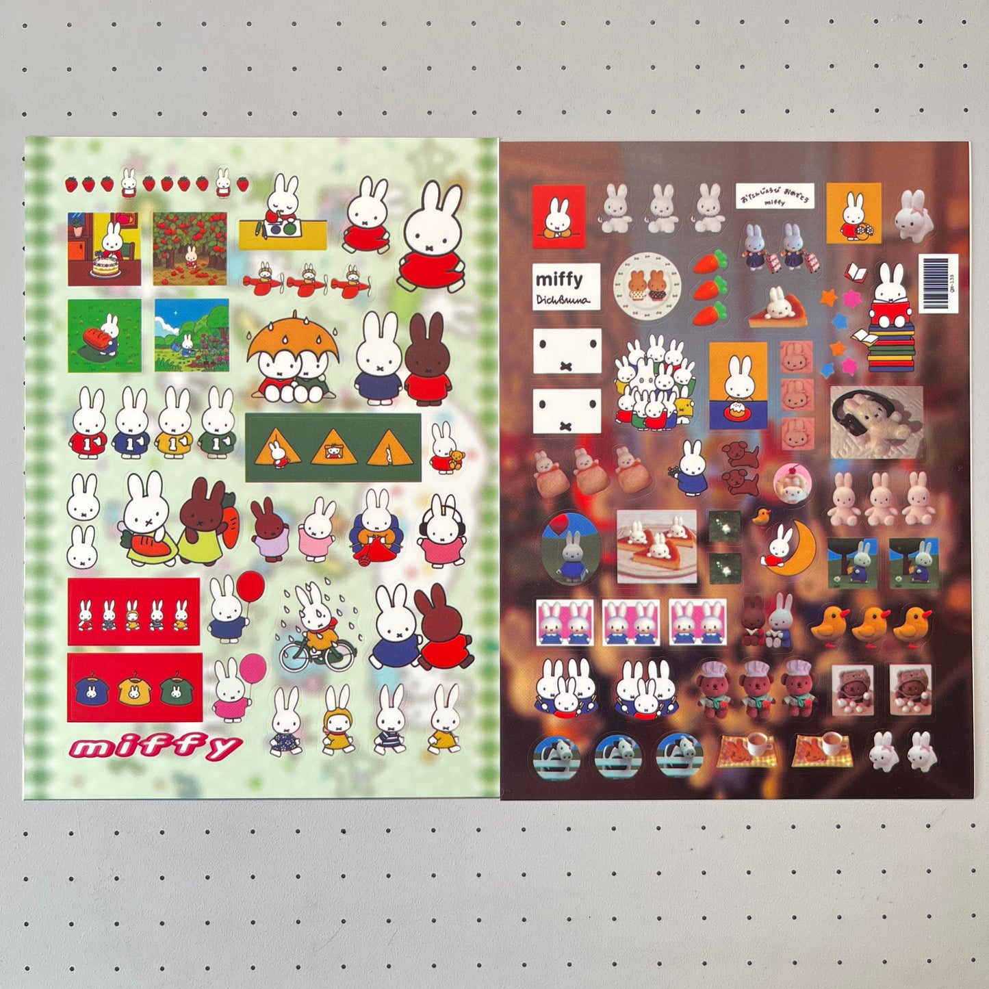 8 Sheets Miffy Stickers