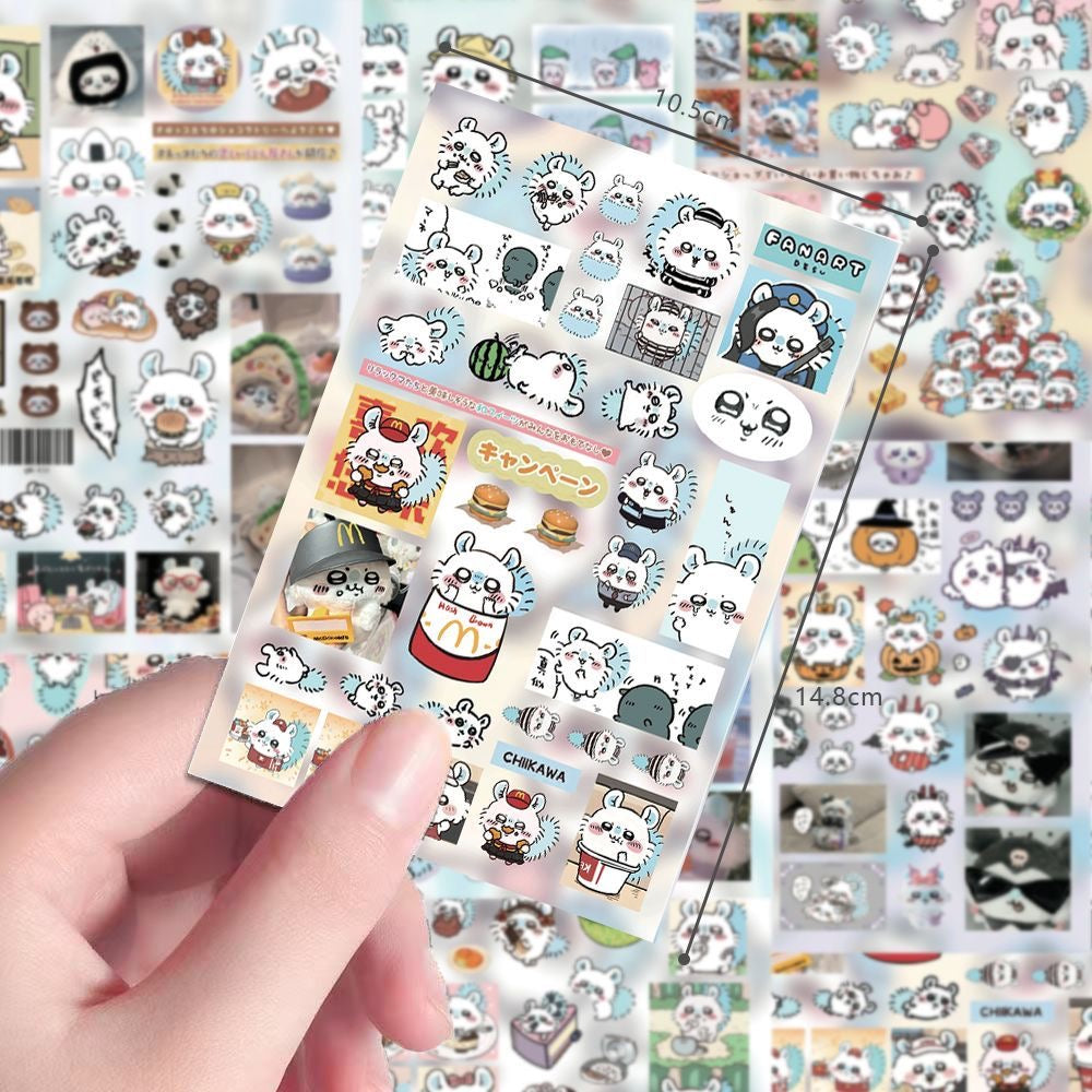 8 Sheets Momonga Stickers