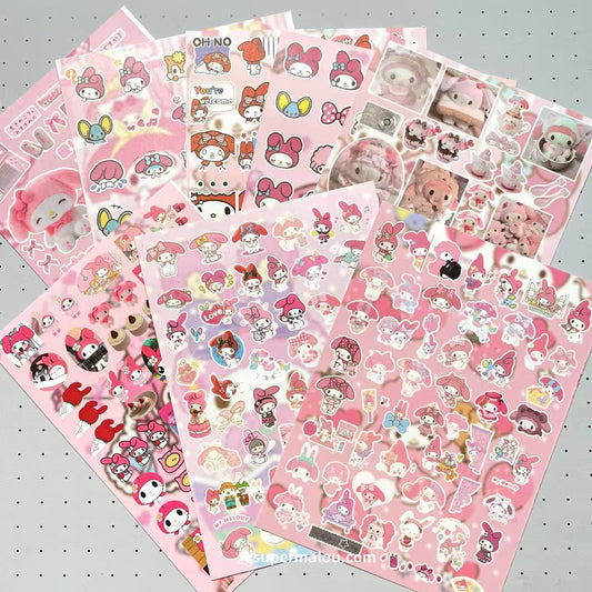 8 Sheets My Melody Stickers