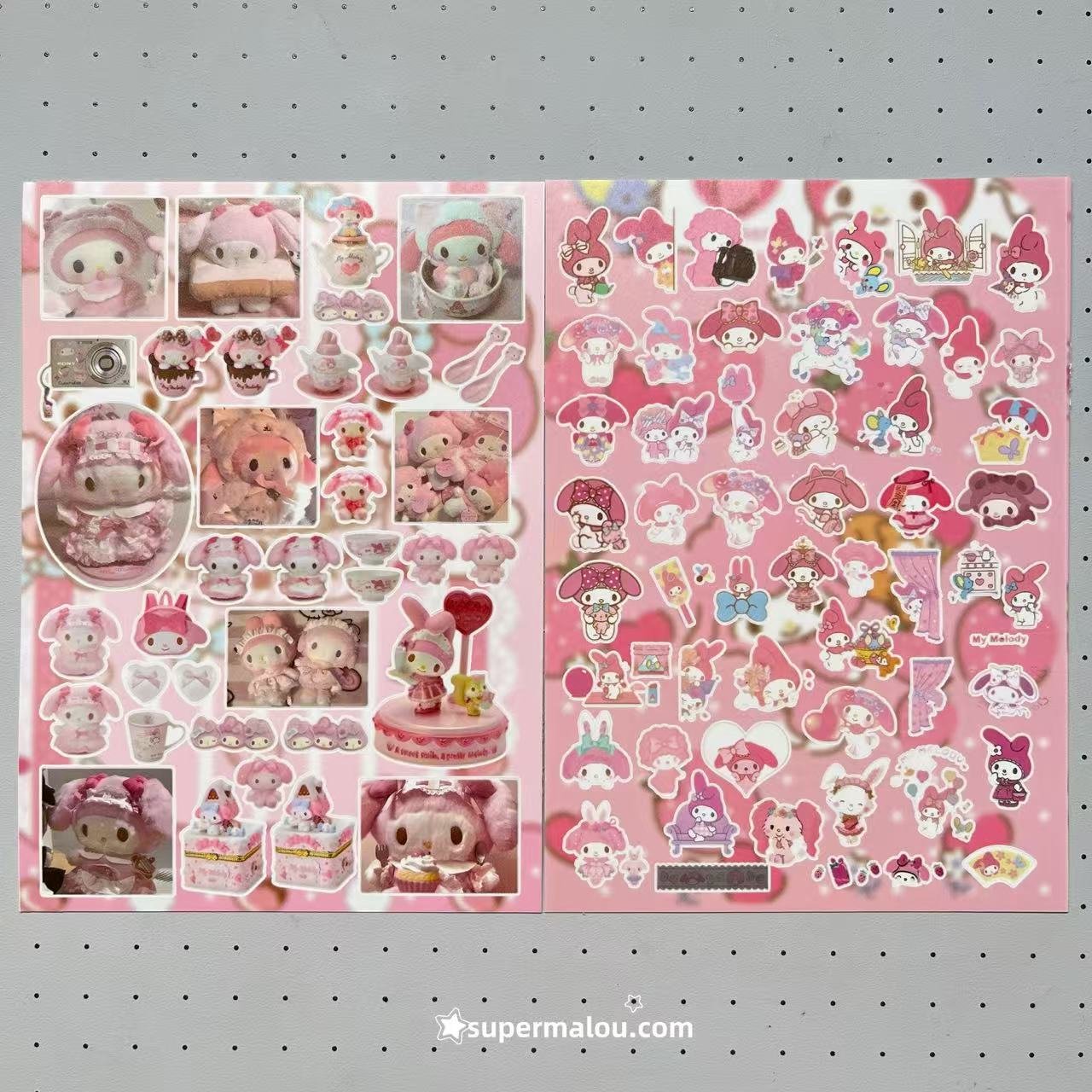 8 Sheets My Melody Stickers