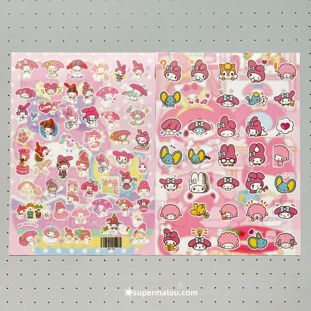 8 Sheets My Melody Stickers