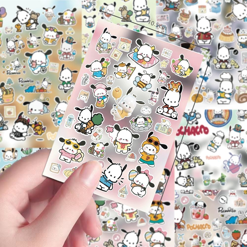 8 Sheets Pochacco Stickers