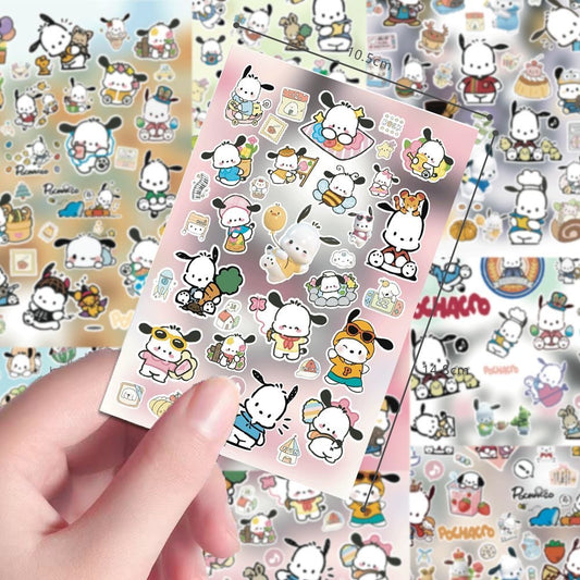 8 Sheets Pochacco Stickers