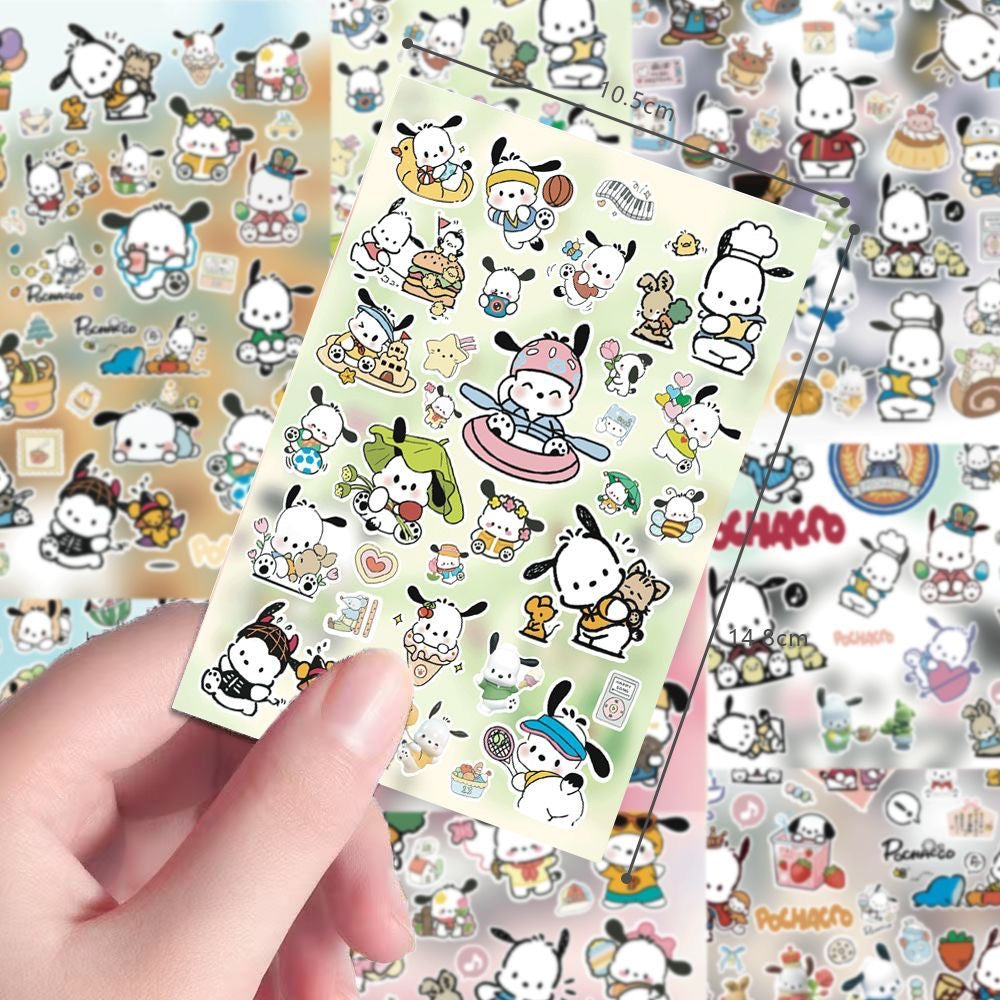 8 Sheets Pochacco Stickers