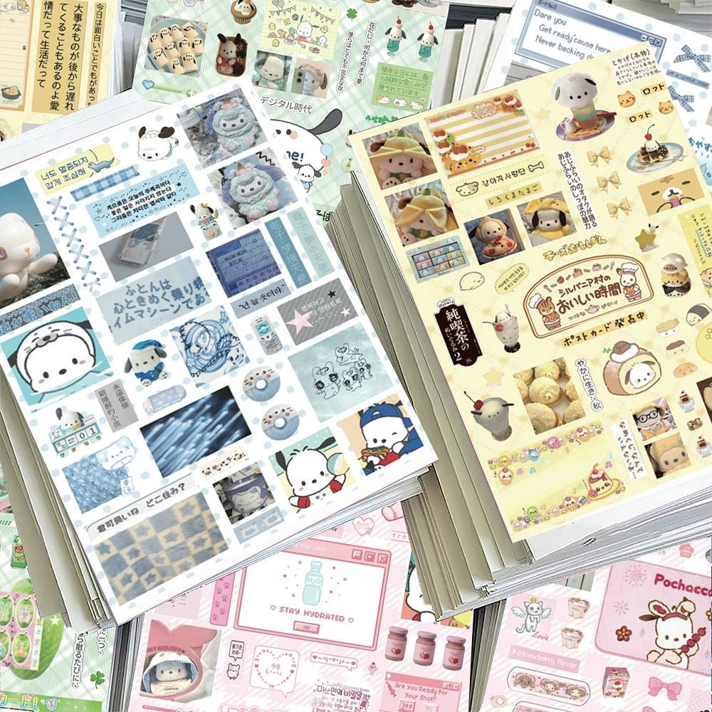 8 Sheets Pochacco Stickers