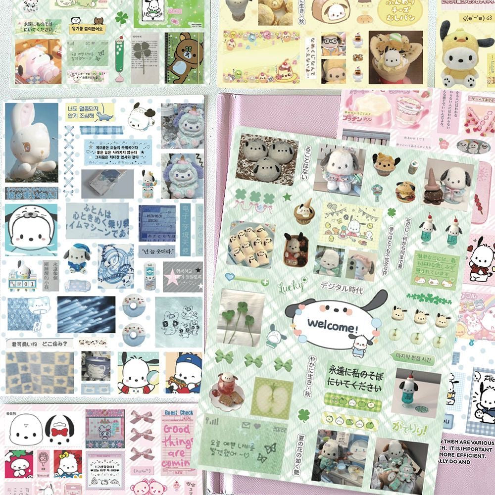 8 Sheets Pochacco Stickers