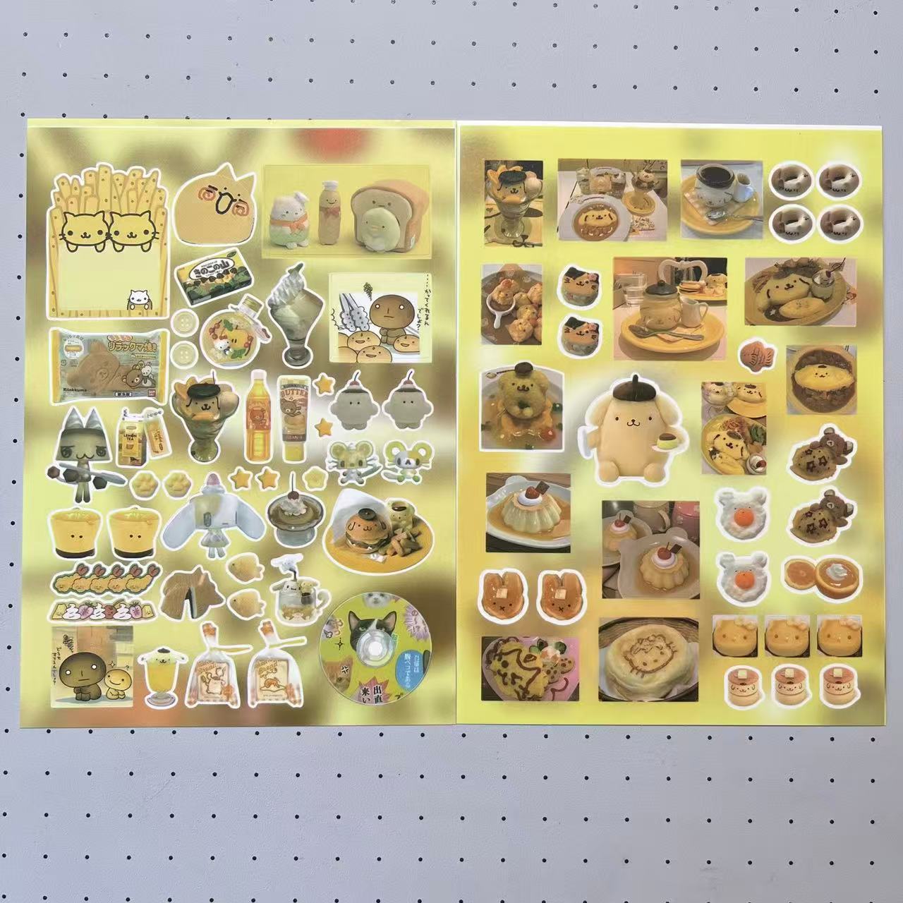 8 Sheets Pompompurin Stickers