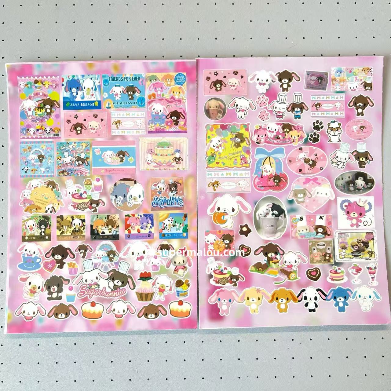 8 Sheets Sugarbunnies Stickers A