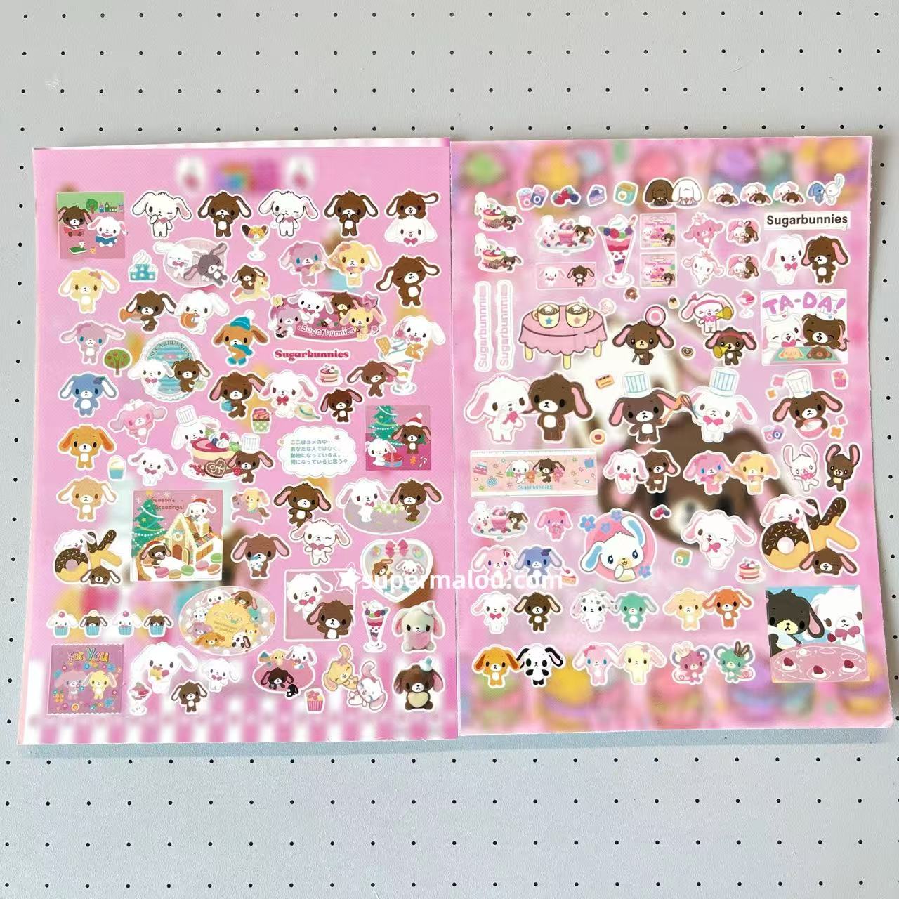 8 Sheets Sugarbunnies Stickers A
