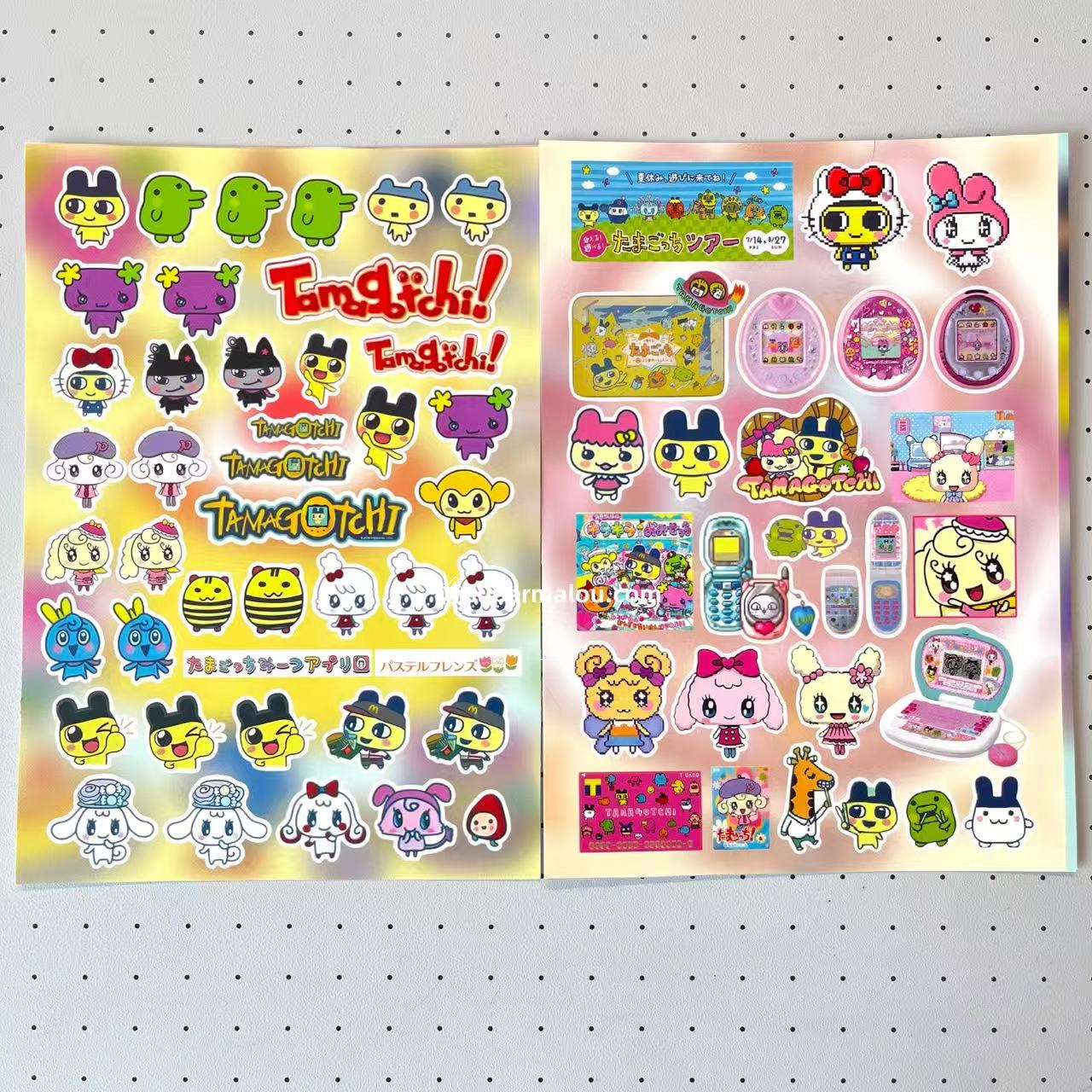 8 Sheets Tamagotchi Stickers
