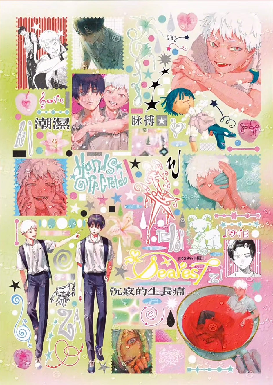 【Pre-Order】A Mix of 35 Anime Sticker Book(Single Pages Can Be Purchased Individually)