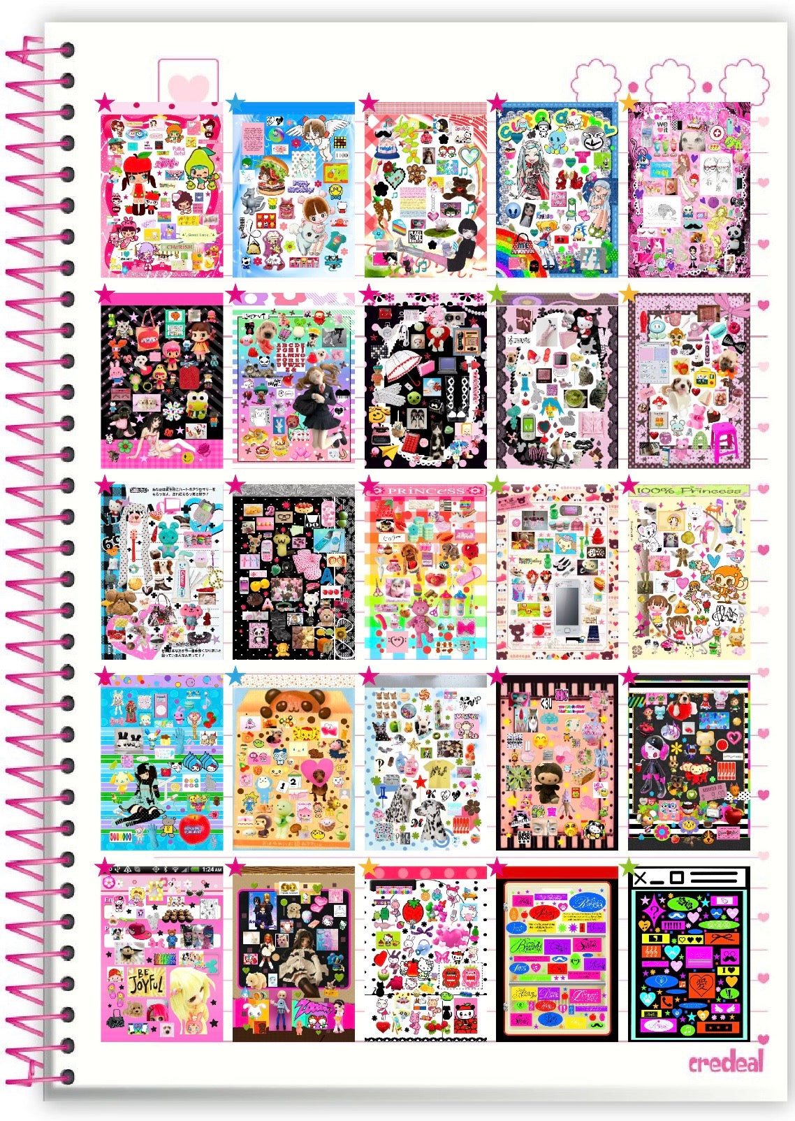 【Limited Edition】50Pages Pepper Oil Sticker Book