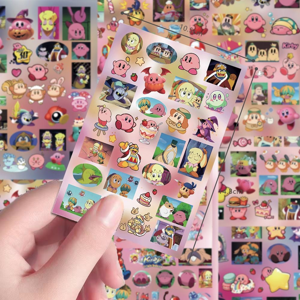 8 Sheets Kirby Stickers