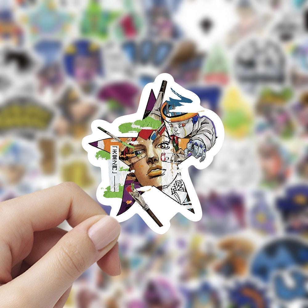 100Pcs Jojo's Bizarre Adventure Star Stickers