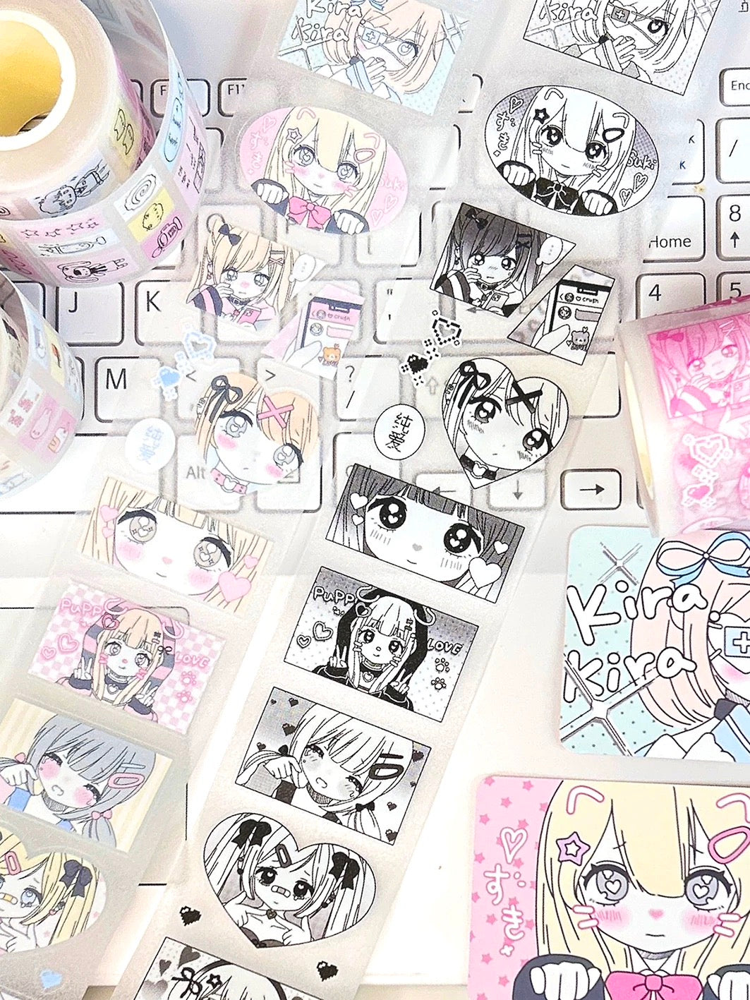 【Limited Edition】13.78inches Denpa Girl Sticker Roll