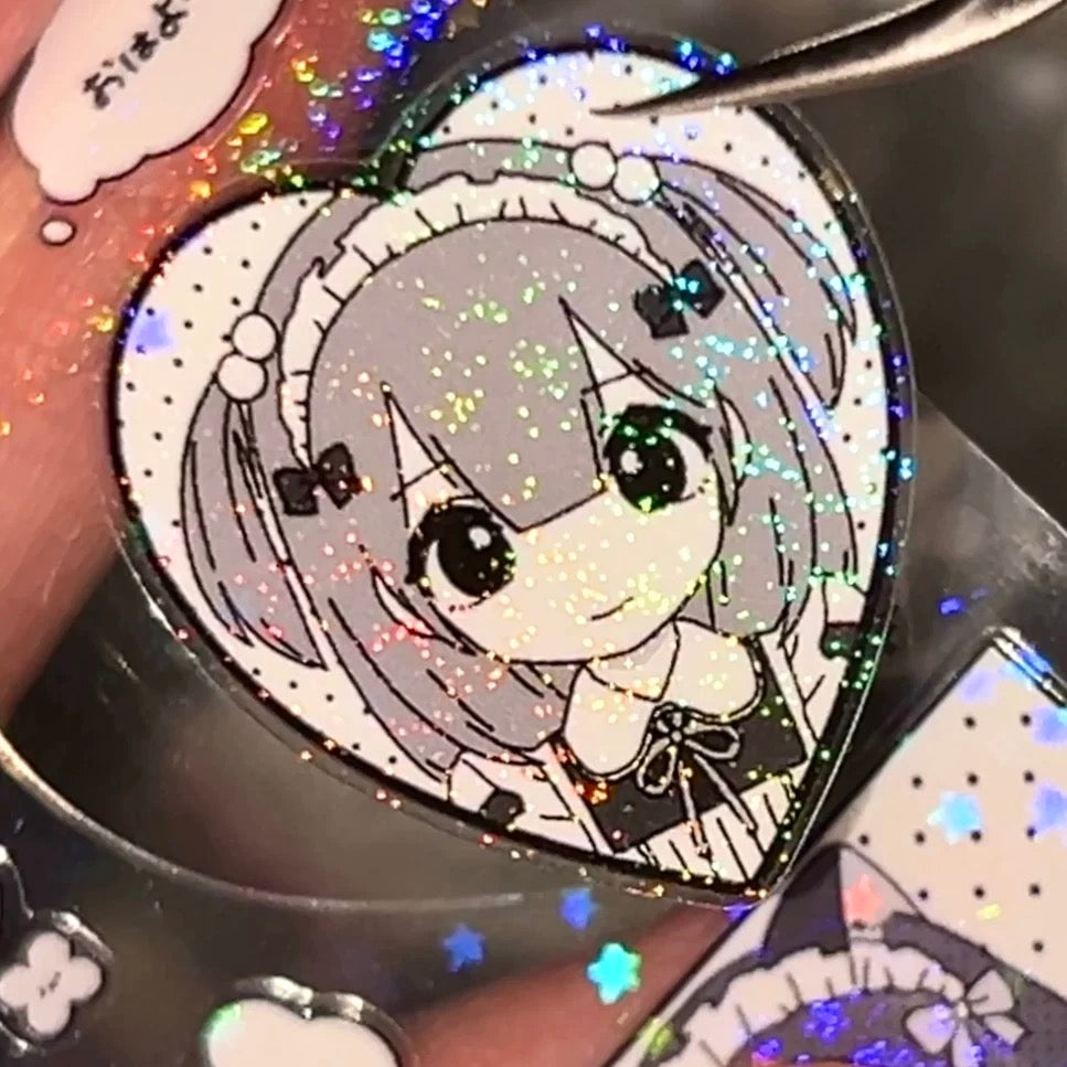 【Limited Edition】 13.78inches Maid Cafe Sticker Roll