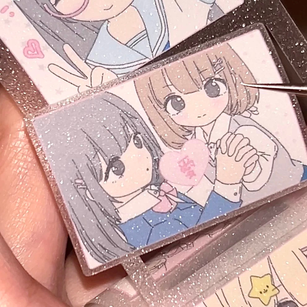 【Limited Edition】 13.78inches Seifuku Girl Sticker Roll