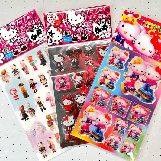 Rock Hello Kitty Cute 3D Dispensing Stickers