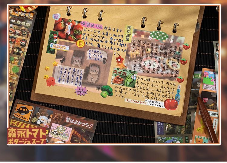 The Memories 990pcs Retro Sticker Book