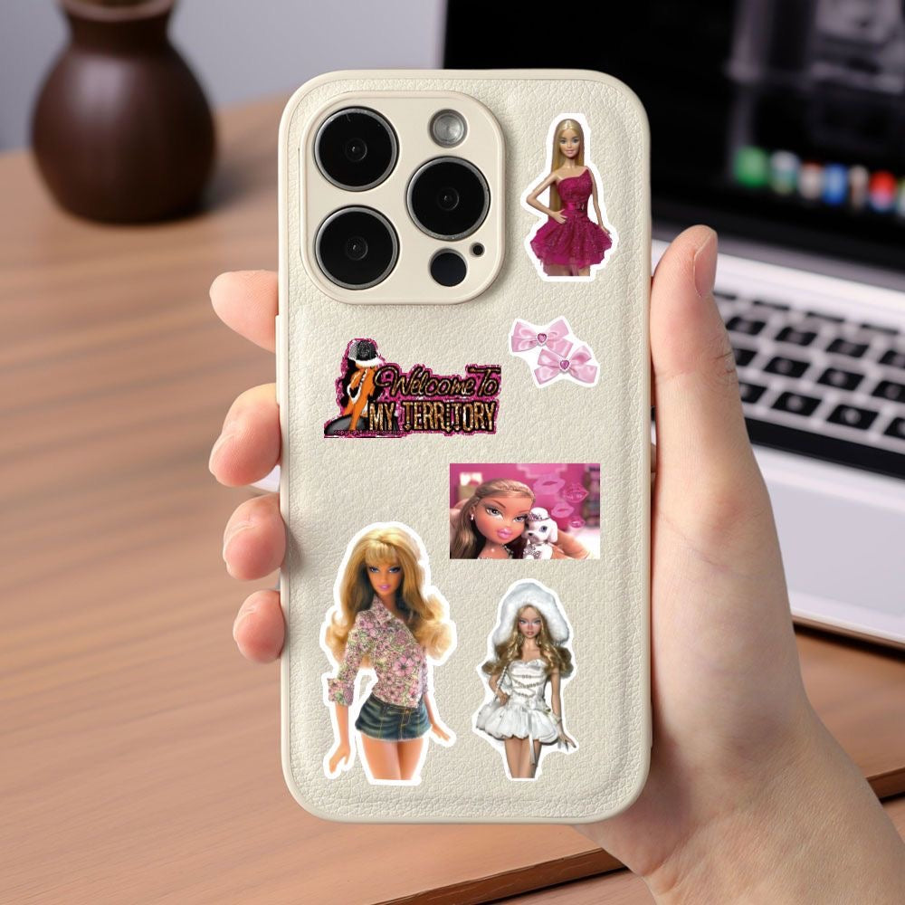 8 Sheets Barbie Stickers