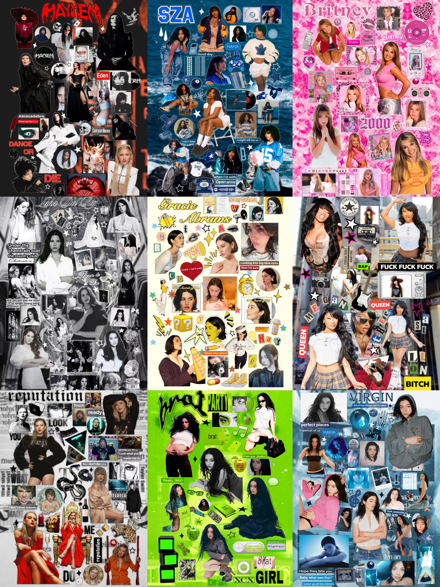 【Pre-Order】30Pages Diva Sticker Book