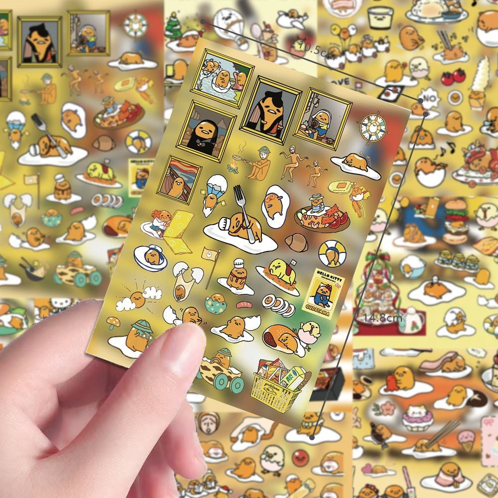 8 Sheets Gudetama‌ Stickers