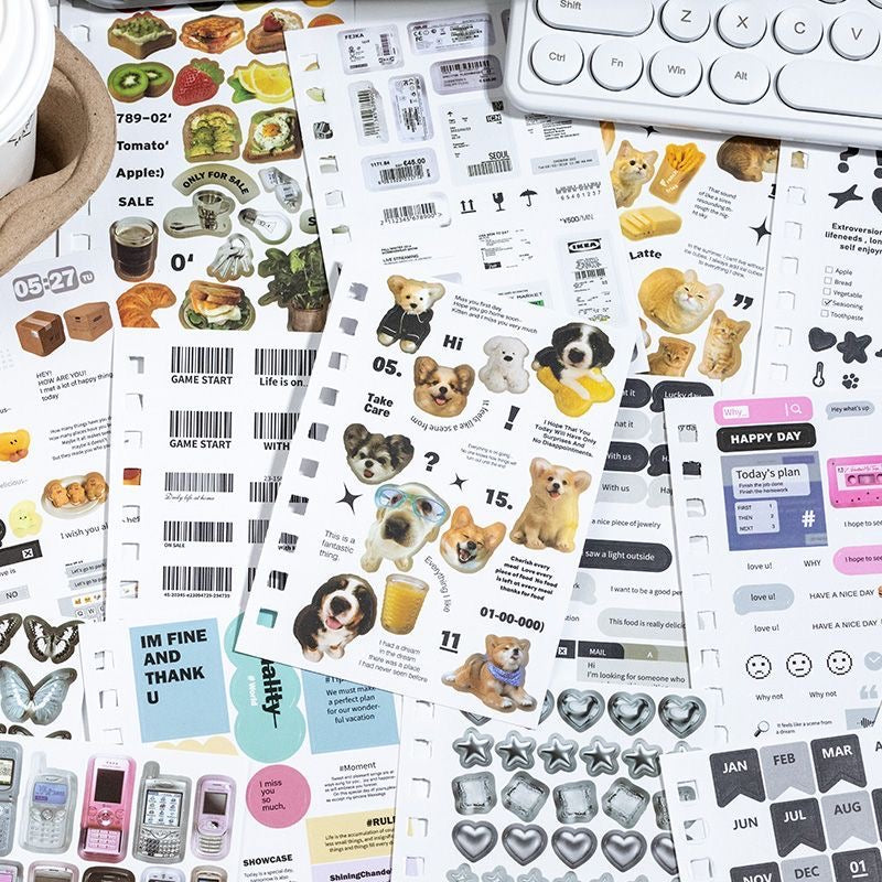 60Pages Fragments Of Time Sticker Book