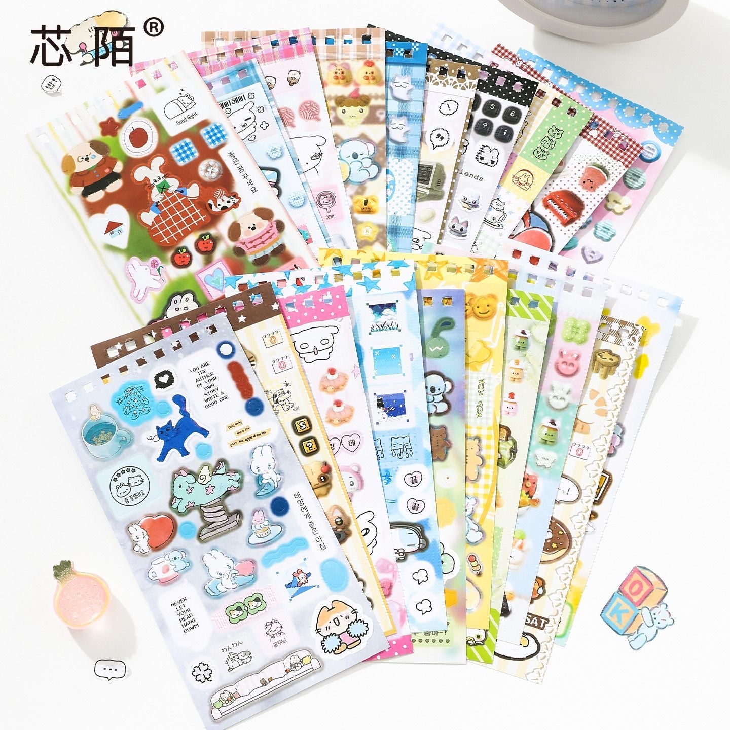 20 Pages Girl's Diary Sticker Book