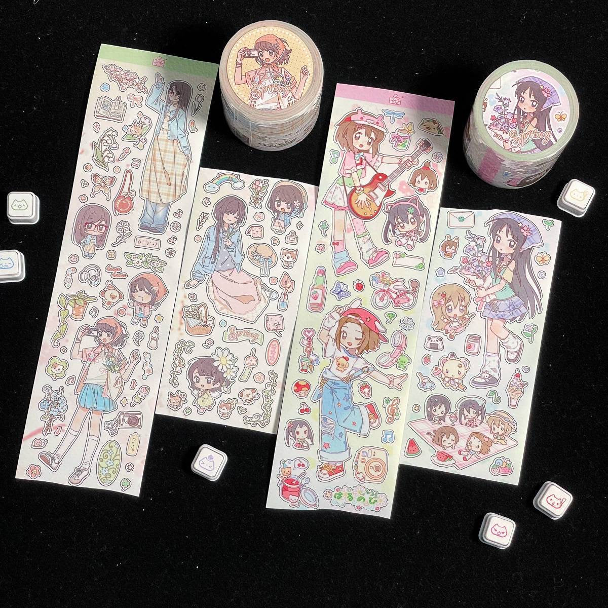 13.78inches K-ON! Sticker Roll