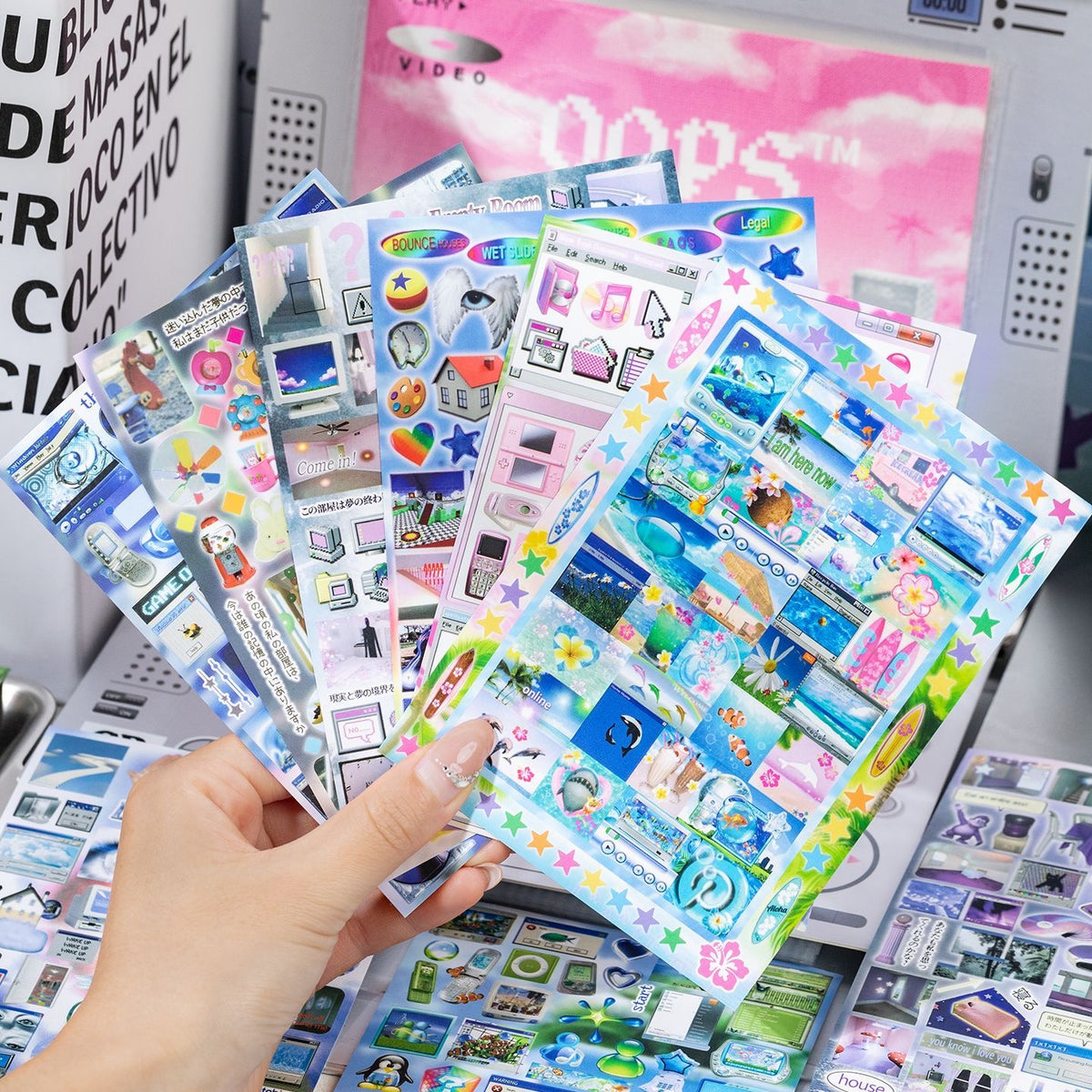 Epoch Of Blur Sticker Book
