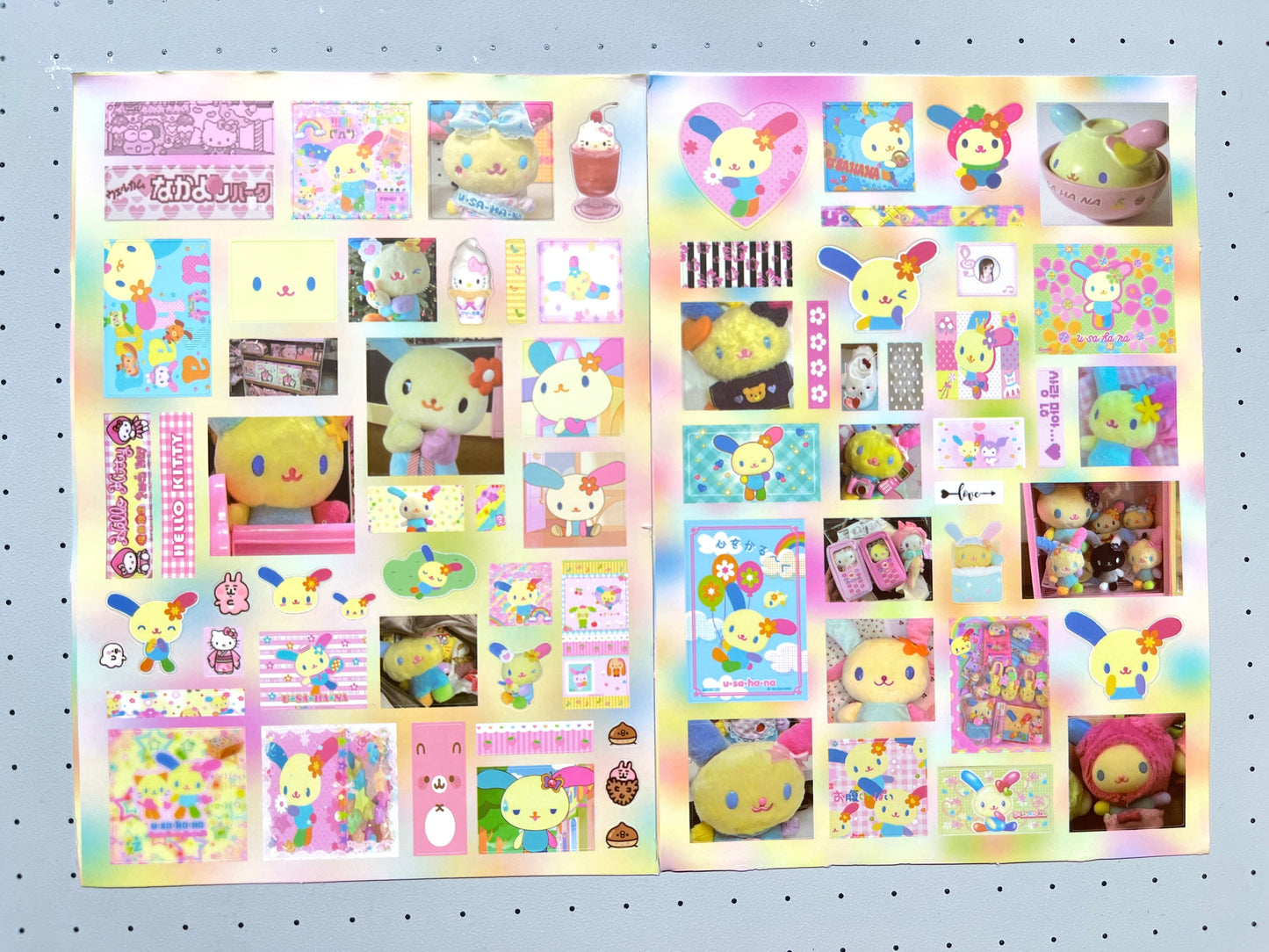 8 Sheets Usahana Stickers
