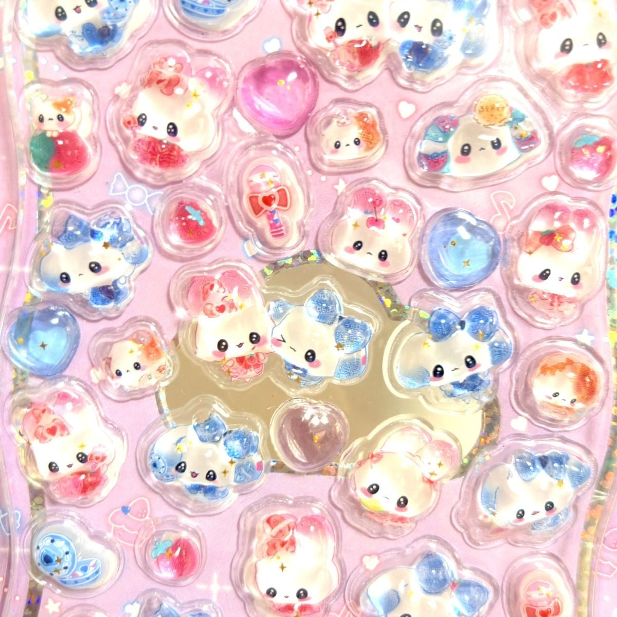 Awawa-chan 3D Stickers