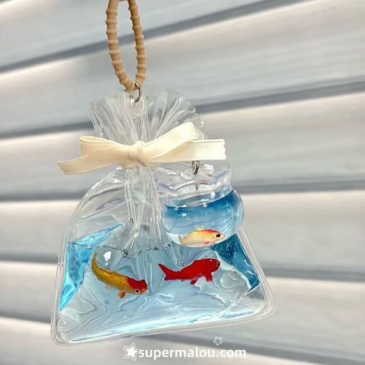 A Bag Of Small Goldfish Tank Pendant