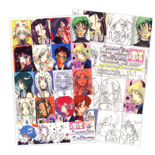 Angelic College Sticker Sheet
