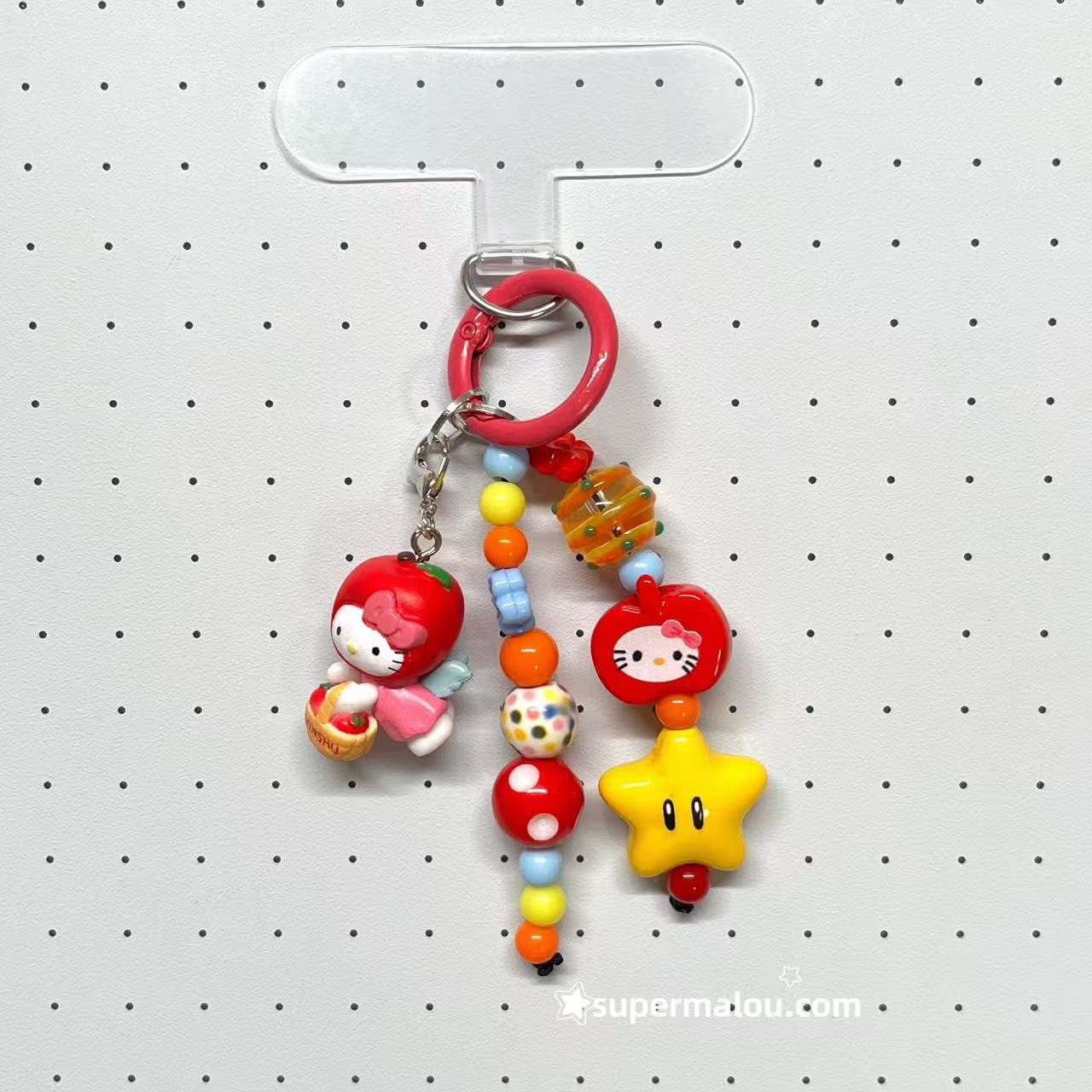 Apple Basket Hello kitty Phone Chain