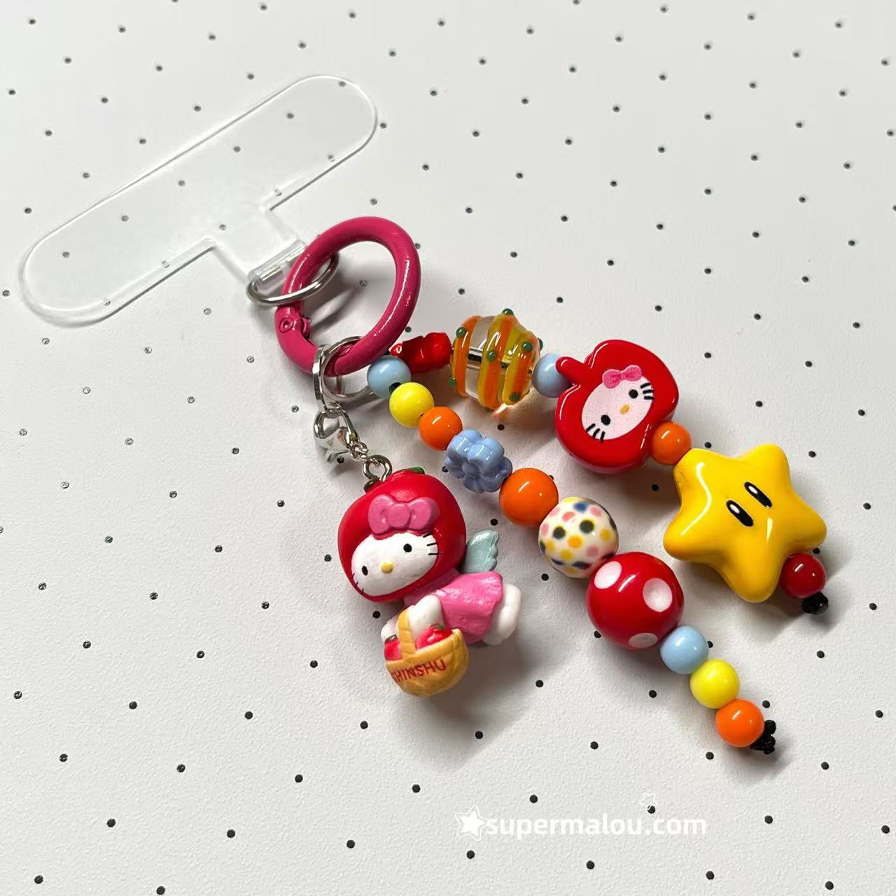 Apple Basket Hello kitty Phone Chain