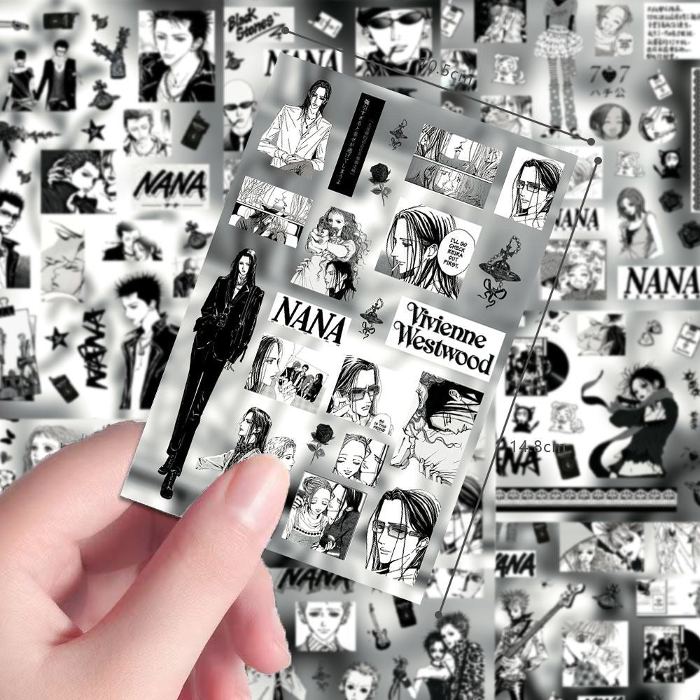 8 Sheets NANA‌ Stickers